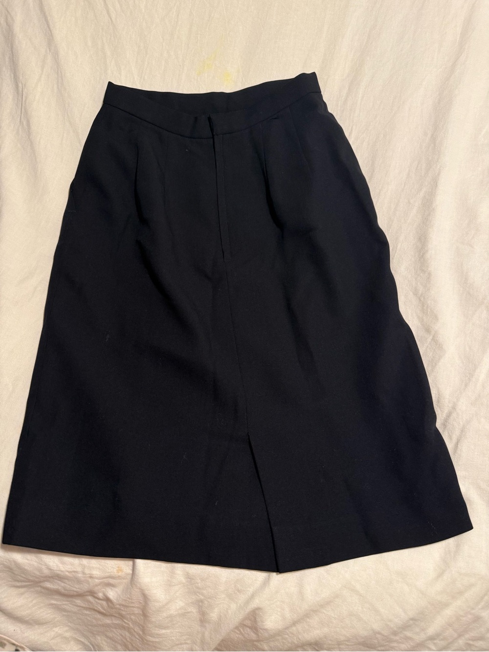 Hartford Black Midi Skirt with Slit